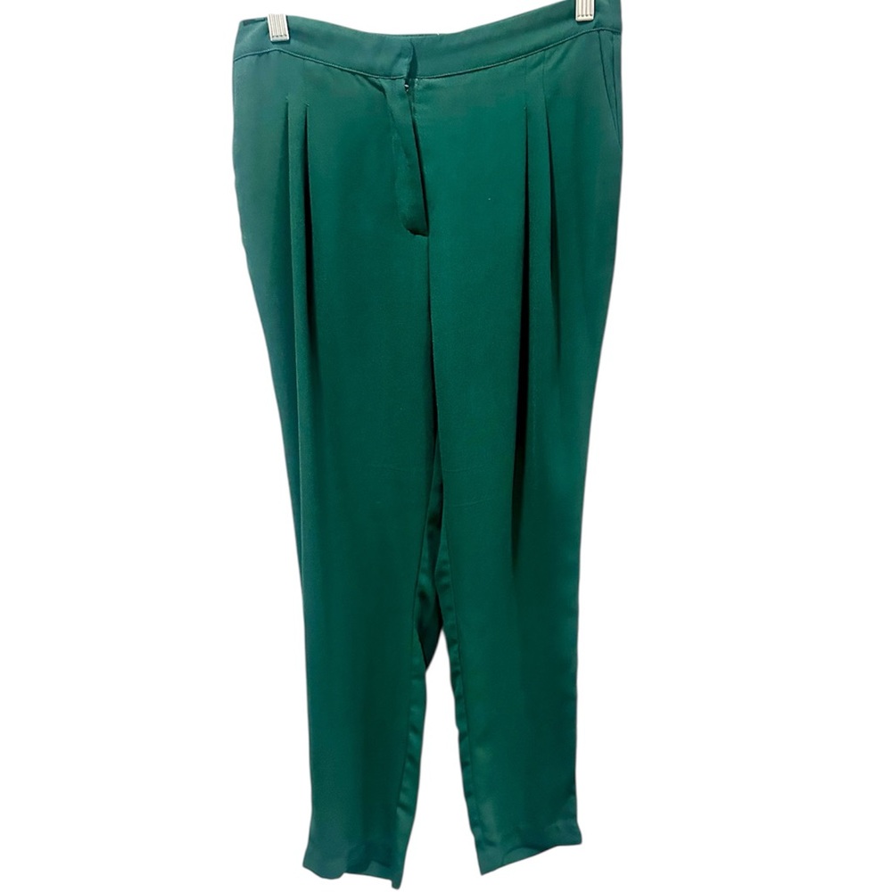 Women’s Cropped Trouser Green Size M
